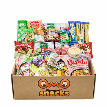 39-Piece Assorted Japanese Korean Snacks Gift Set - Sweet & Savory Assortment from Japan, Korea & More