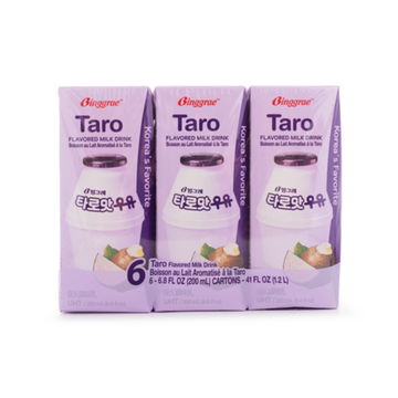 Binggrae Milk Drink, Taro Flavor 200 ml*6 pack