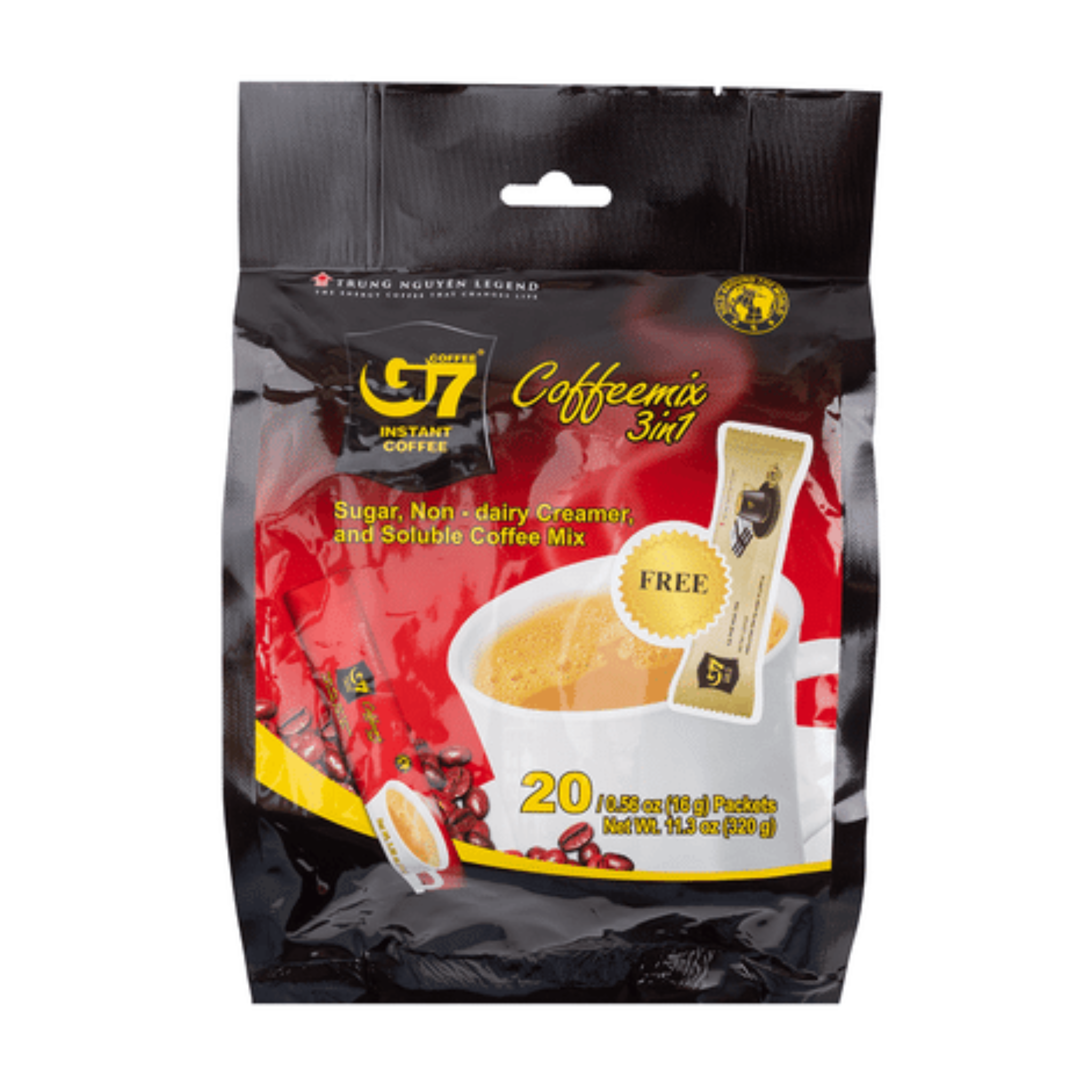 G7 3 in 1 Coffee 20 sachets 0.56 oz*20 pack