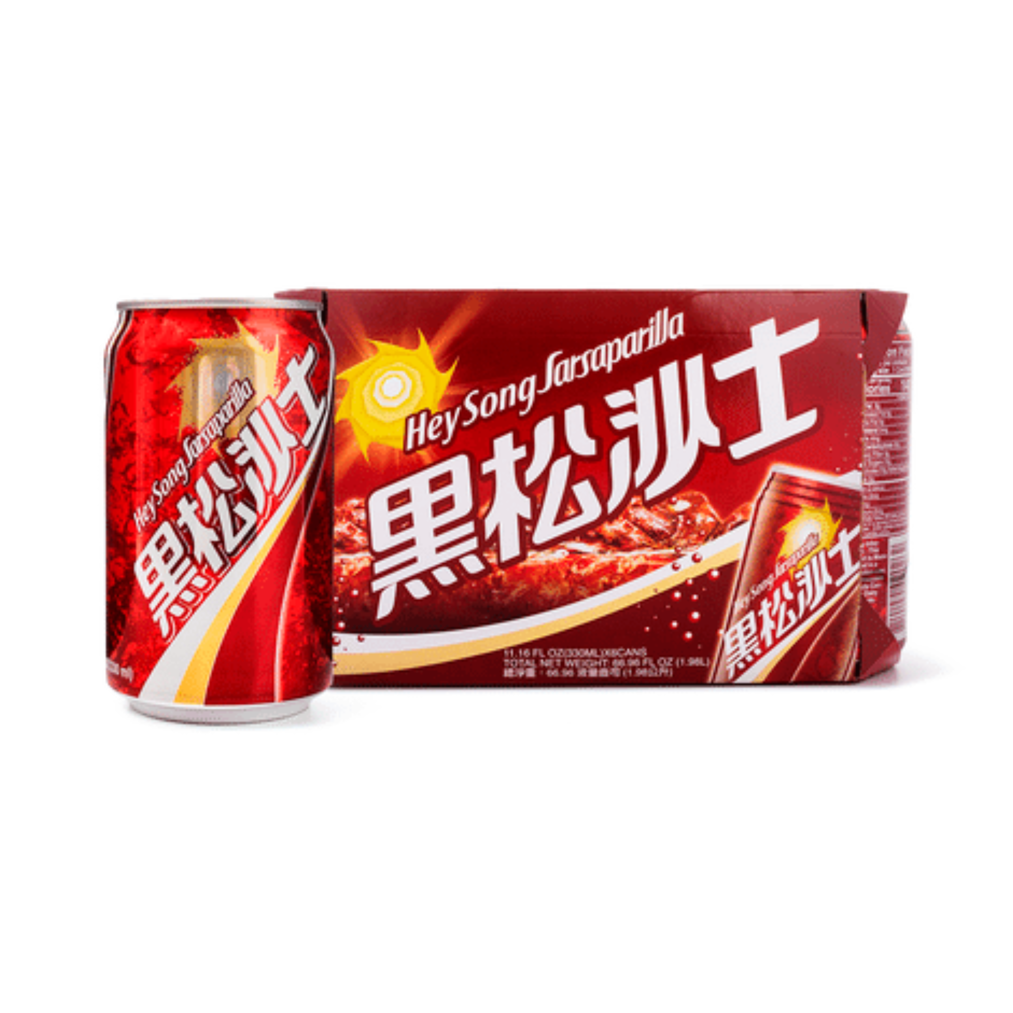 Hey Song Sarsaparilla Soda 330 ml*6 cans