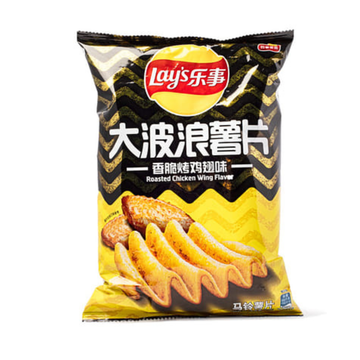 Lay's Wavy Chips, Roasted Chicken Wing Flavor 70 g